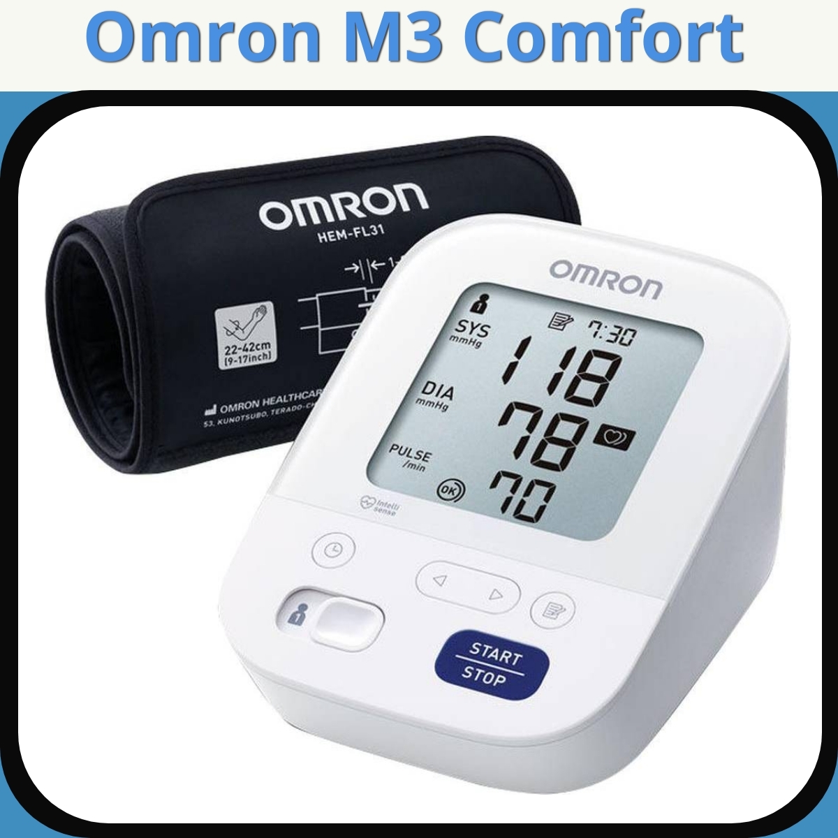 Anmeldelse af Omron M3 Comfort
