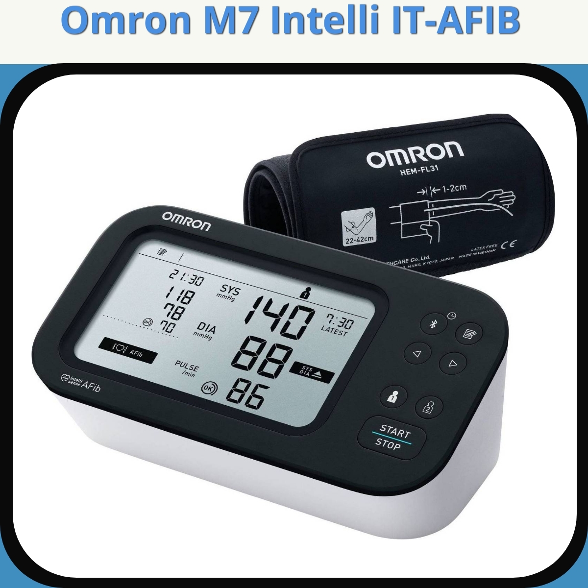 Anmeldelse af Omron M7 Intelli IT-AFIB