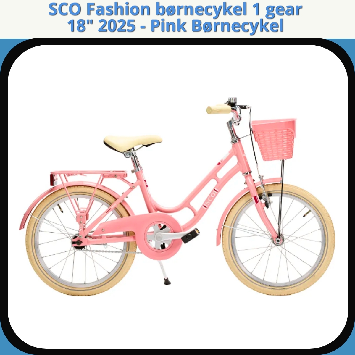 Anmeldelse af SCO Fashion børnecykel 1 gear 18
