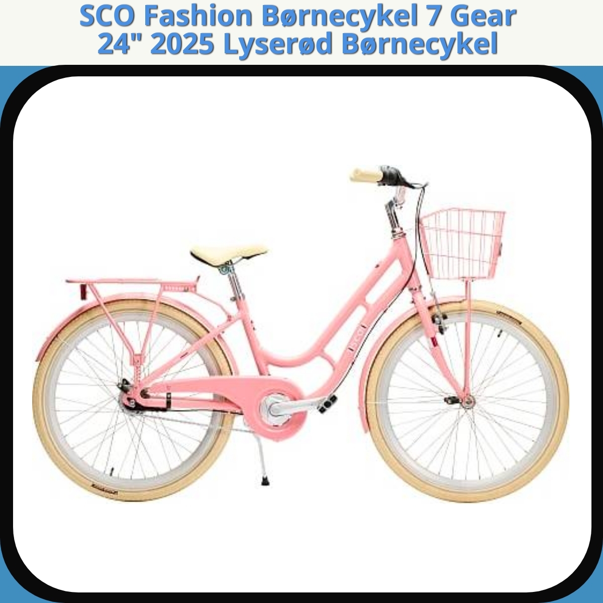 Anmeldelse af SCO Fashion Børnecykel 7 Gear 24