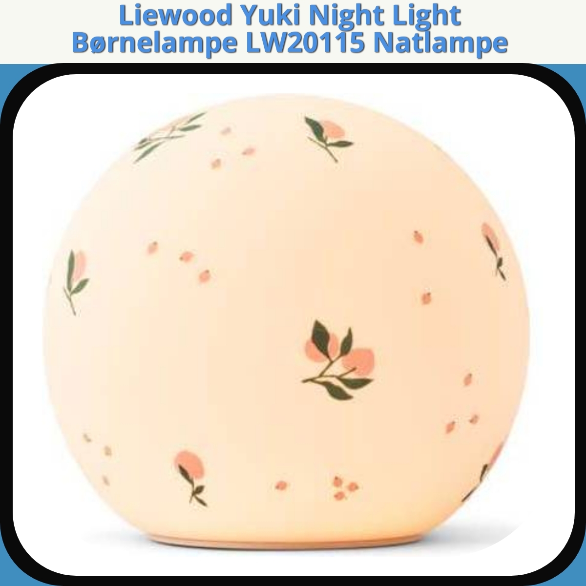Anmeldelse af Liewood Yuki Night Light Børnelampe LW20115 Natlampe