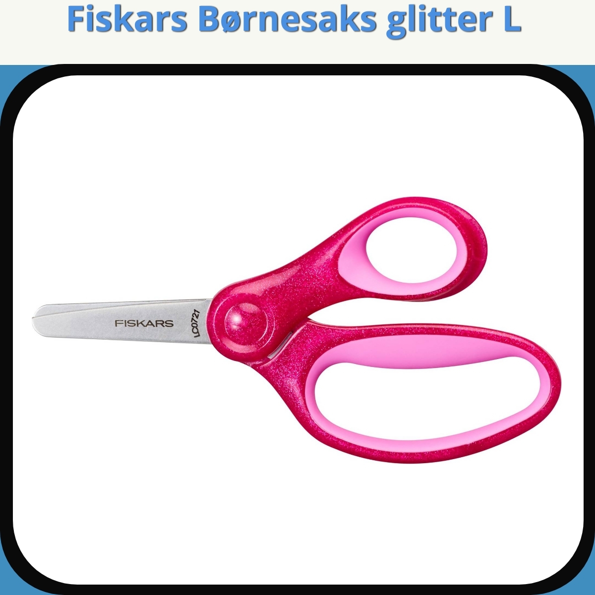 Anmeldelse af Fiskars Børnesaks glitter L