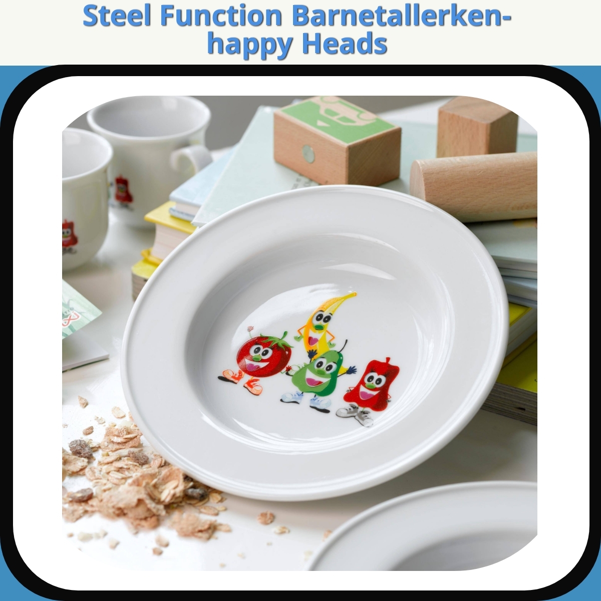 Anmeldelse af Steel Function Barnetallerken-happy Heads