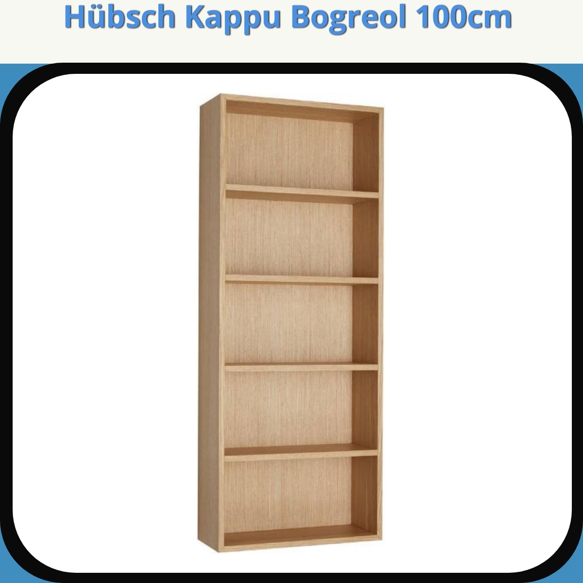 Anmeldelse af Hübsch Kappu Bogreol 100cm