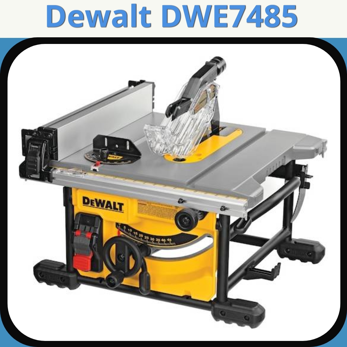 Anmeldelse af Dewalt DWE7485