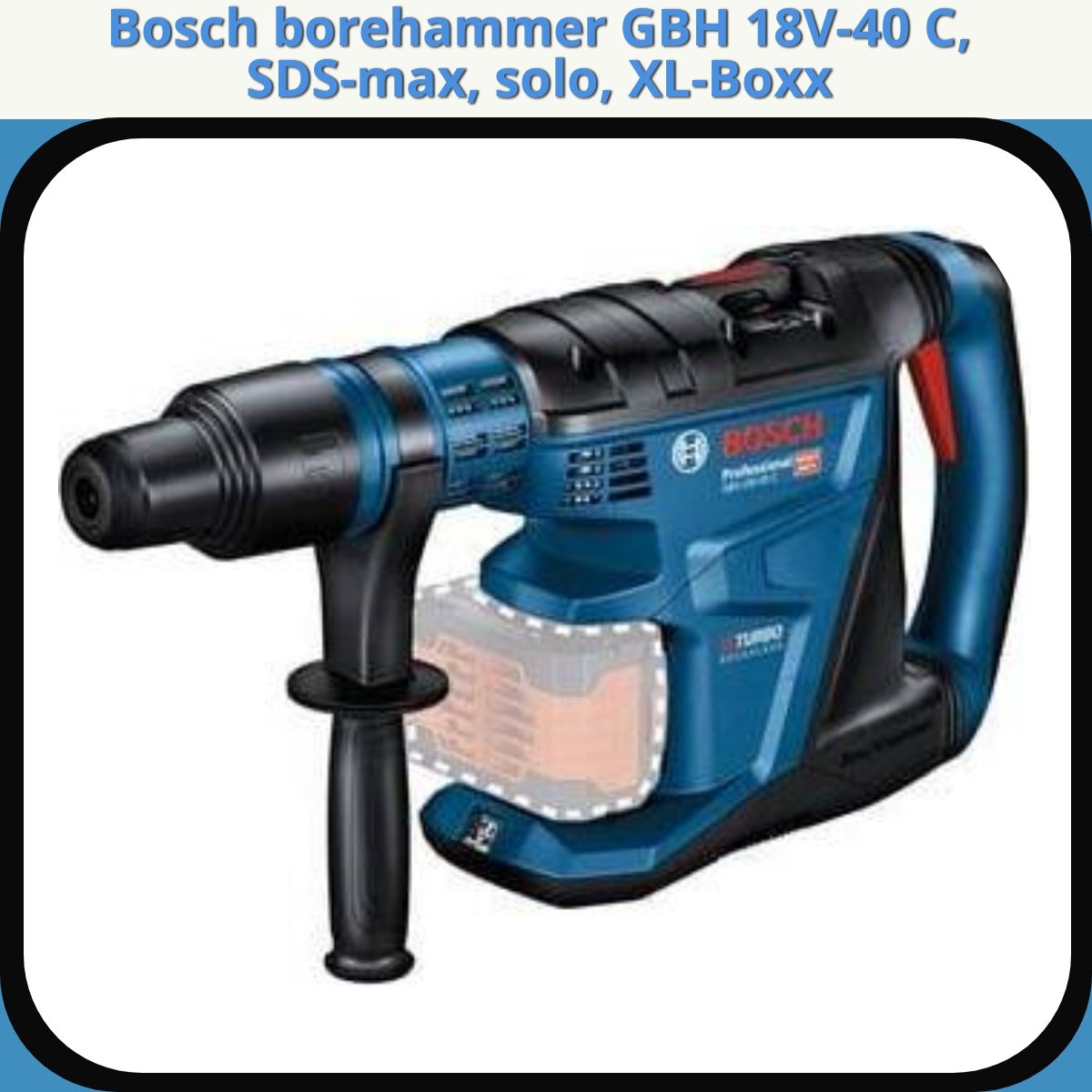 Anmeldelse af Bosch borehammer GBH 18V-40 C, SDS-max, solo, XL-Boxx