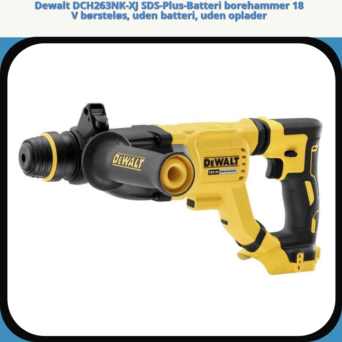 Anmeldelse af Dewalt DCH263NK-XJ SDS-Plus-Batteri borehammer 18 V børsteløs, uden batteri, uden oplader