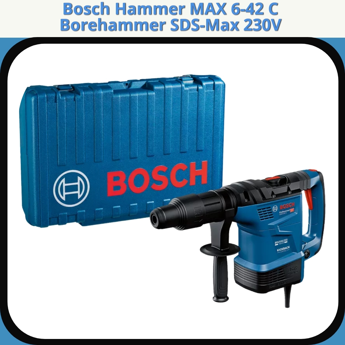 Anmeldelse af Bosch Hammer MAX 6-42 C Borehammer SDS-Max 230V