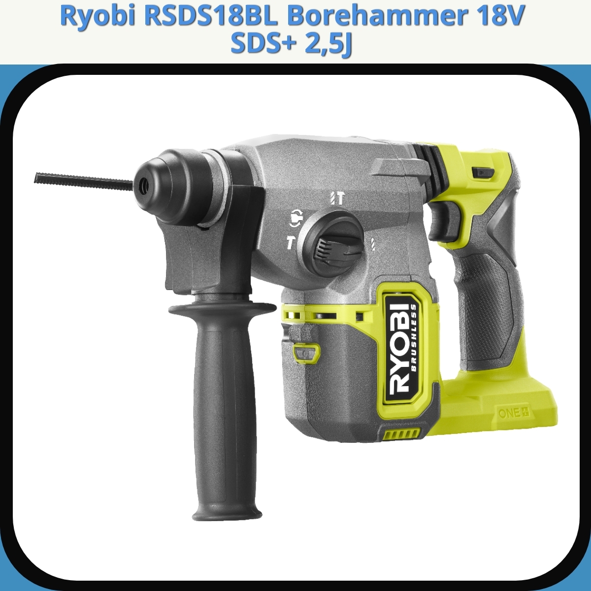 Anmeldelse af Ryobi RSDS18BL Borehammer 18V SDS+ 2,5J