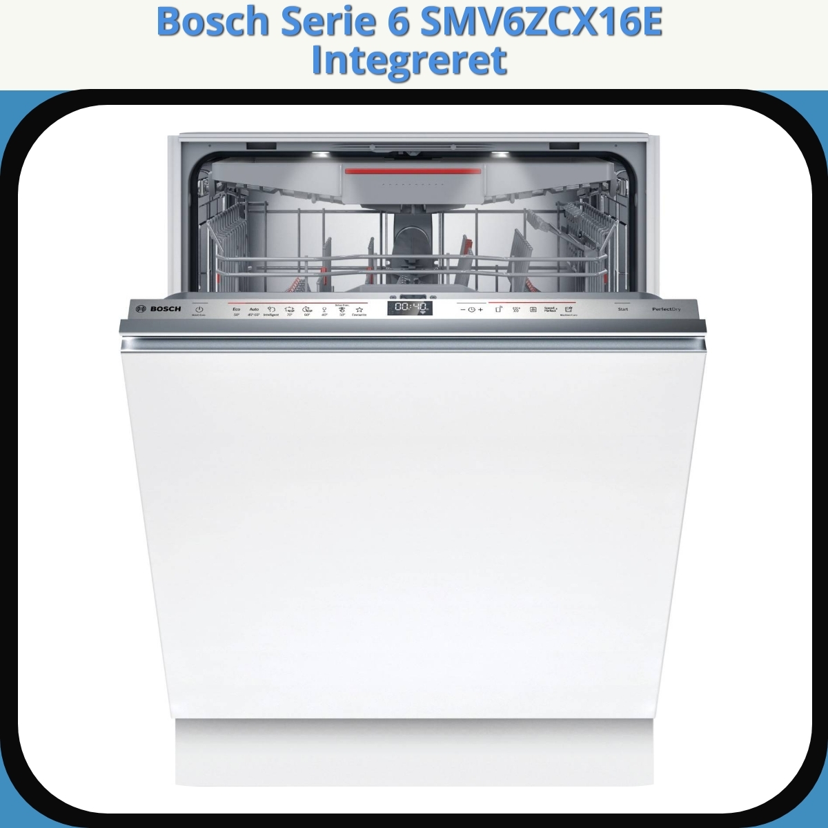 Anmeldelse af Bosch Serie 6 SMV6ZCX16E Integreret