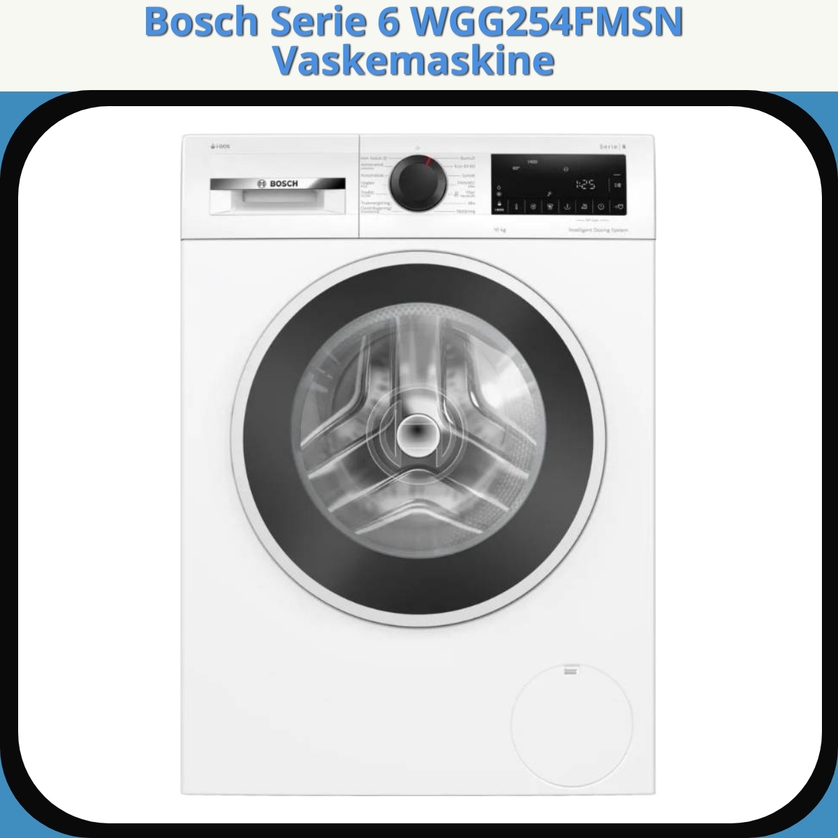 Anmeldelse af Bosch Serie 6 WGG254FMSN Vaskemaskine