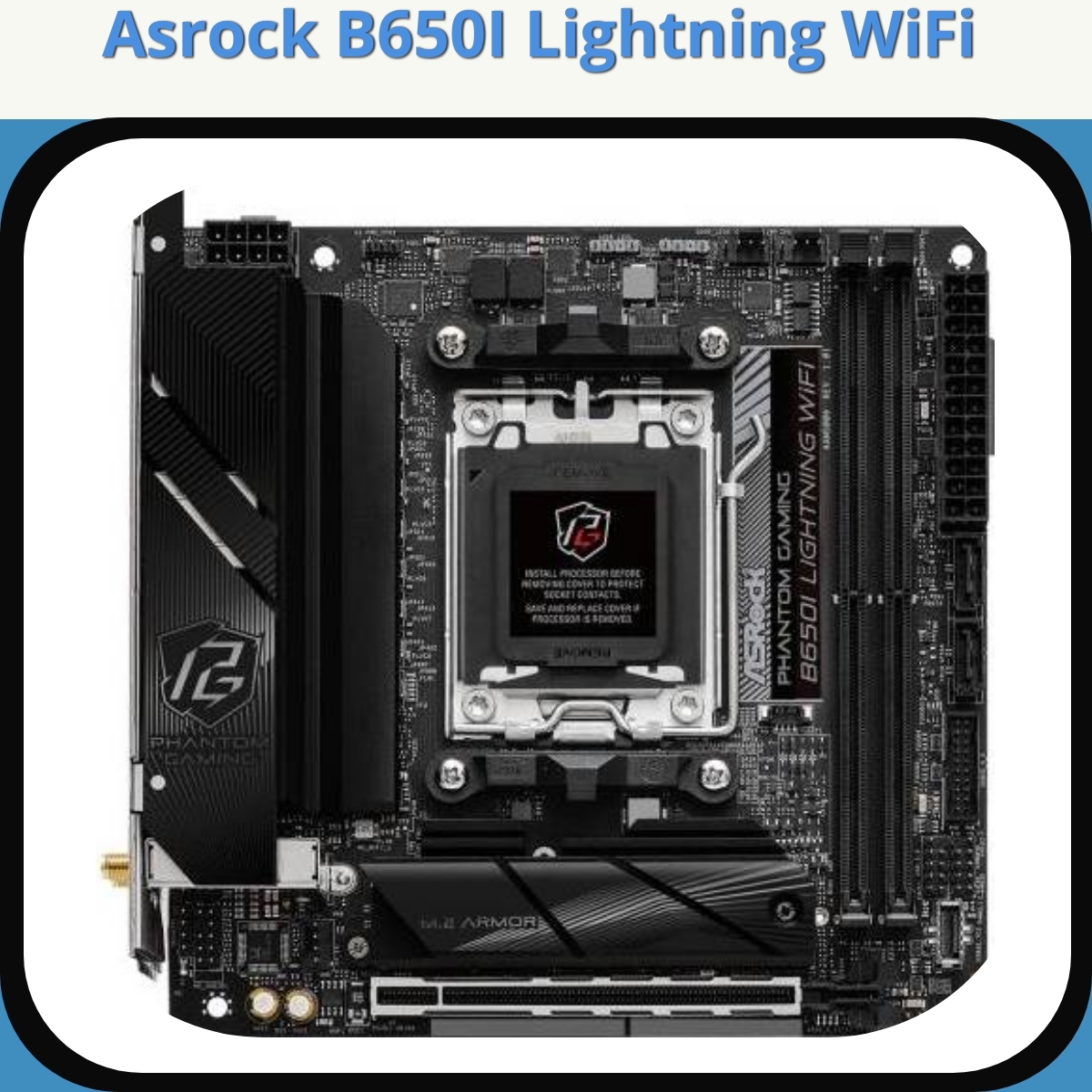 Anmeldelse af Asrock B650I Lightning WiFi