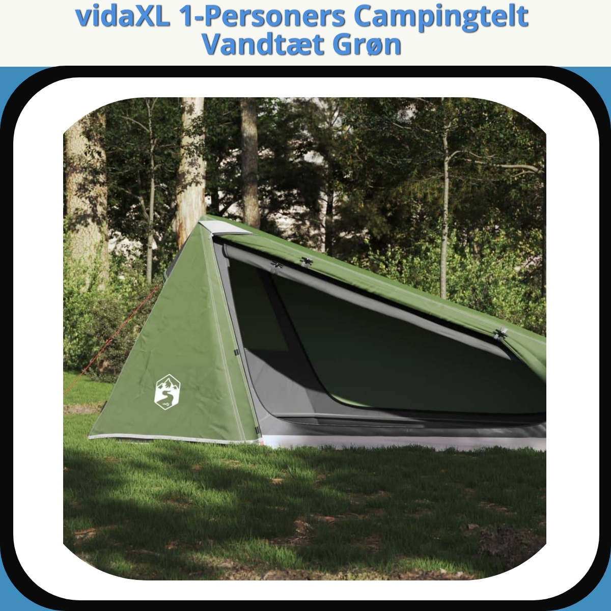 Anmeldelse af vidaXL 1-Personers Campingtelt Vandtæt Grøn