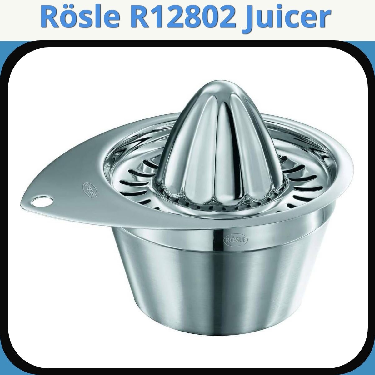 Anmeldelse af Rösle R12802 Juicer