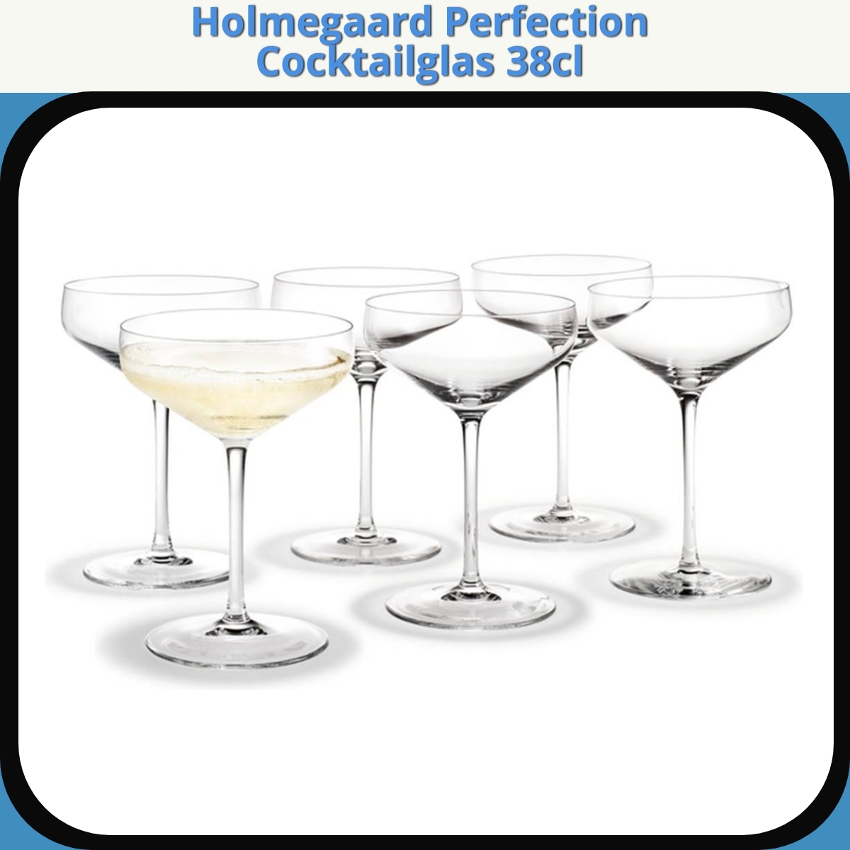 Anmeldelse af Holmegaard Perfection Cocktailglas 38cl