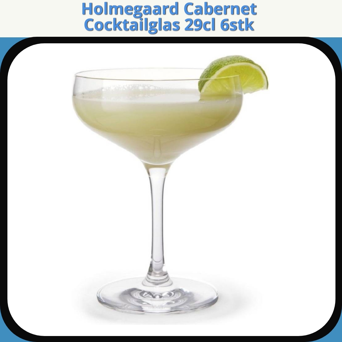Anmeldelse af Holmegaard Cabernet Cocktailglas 29cl 6stk