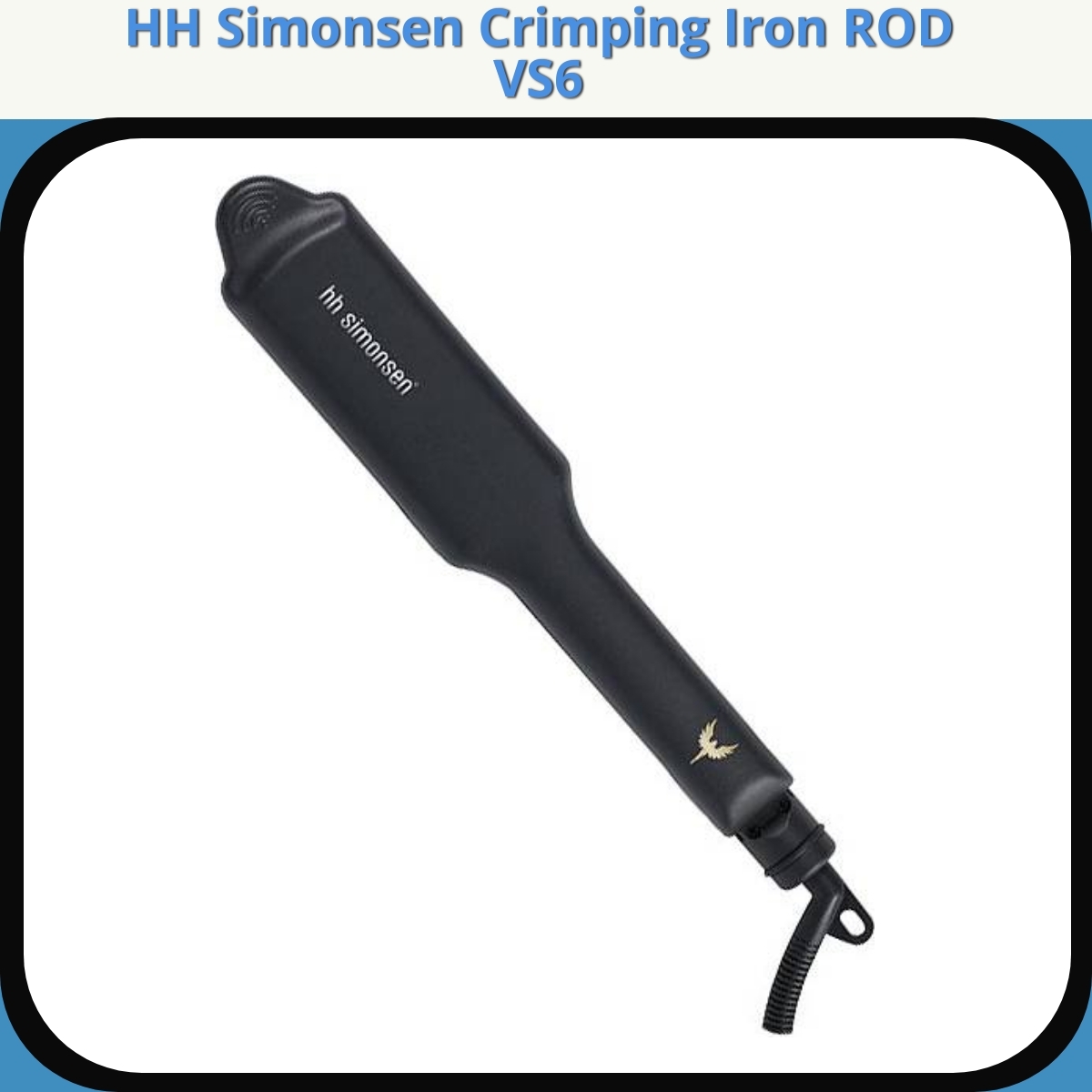 Anmeldelse af HH Simonsen Crimping Iron ROD VS6