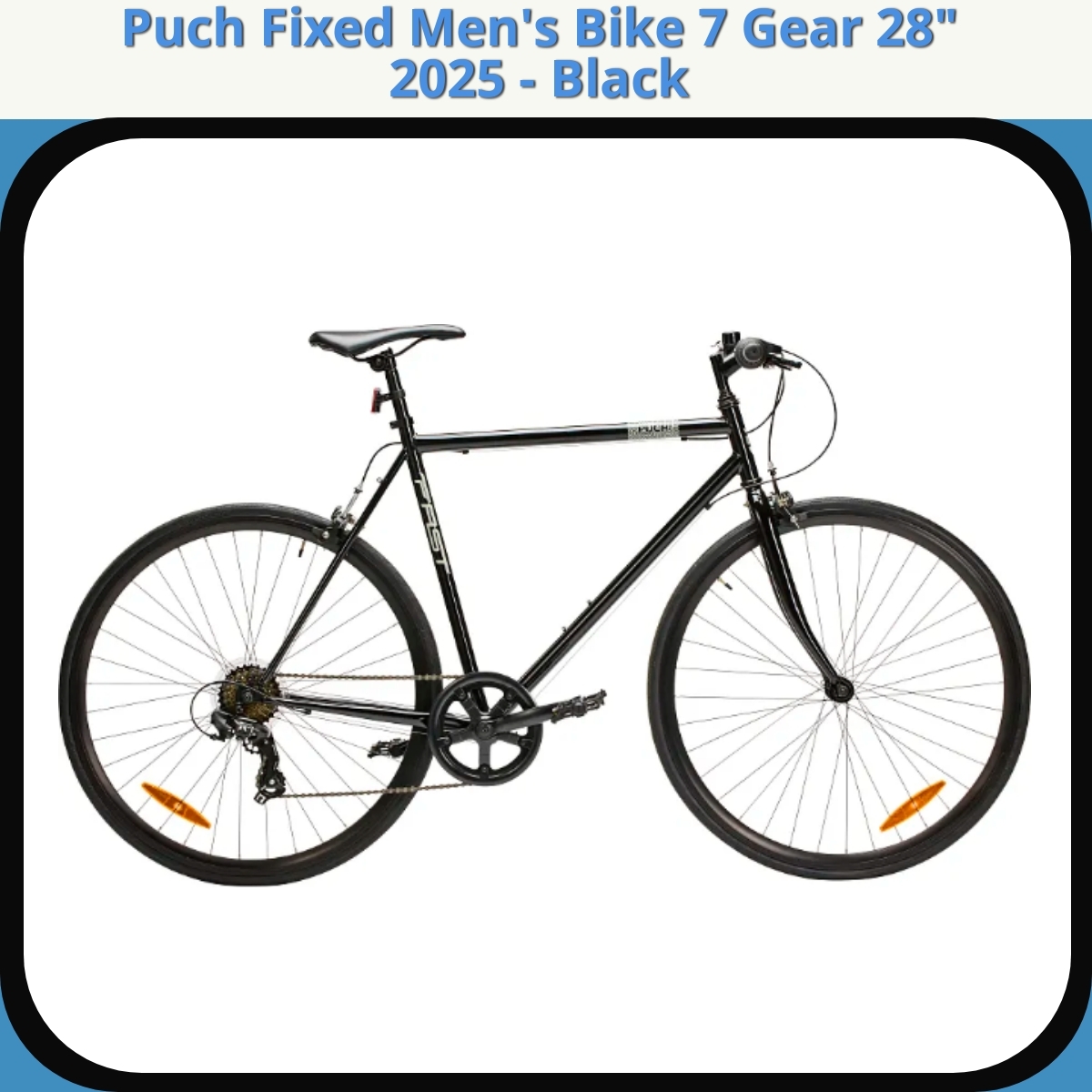 Anmeldelse af Puch Fixed Men's Bike 7 Gear 28