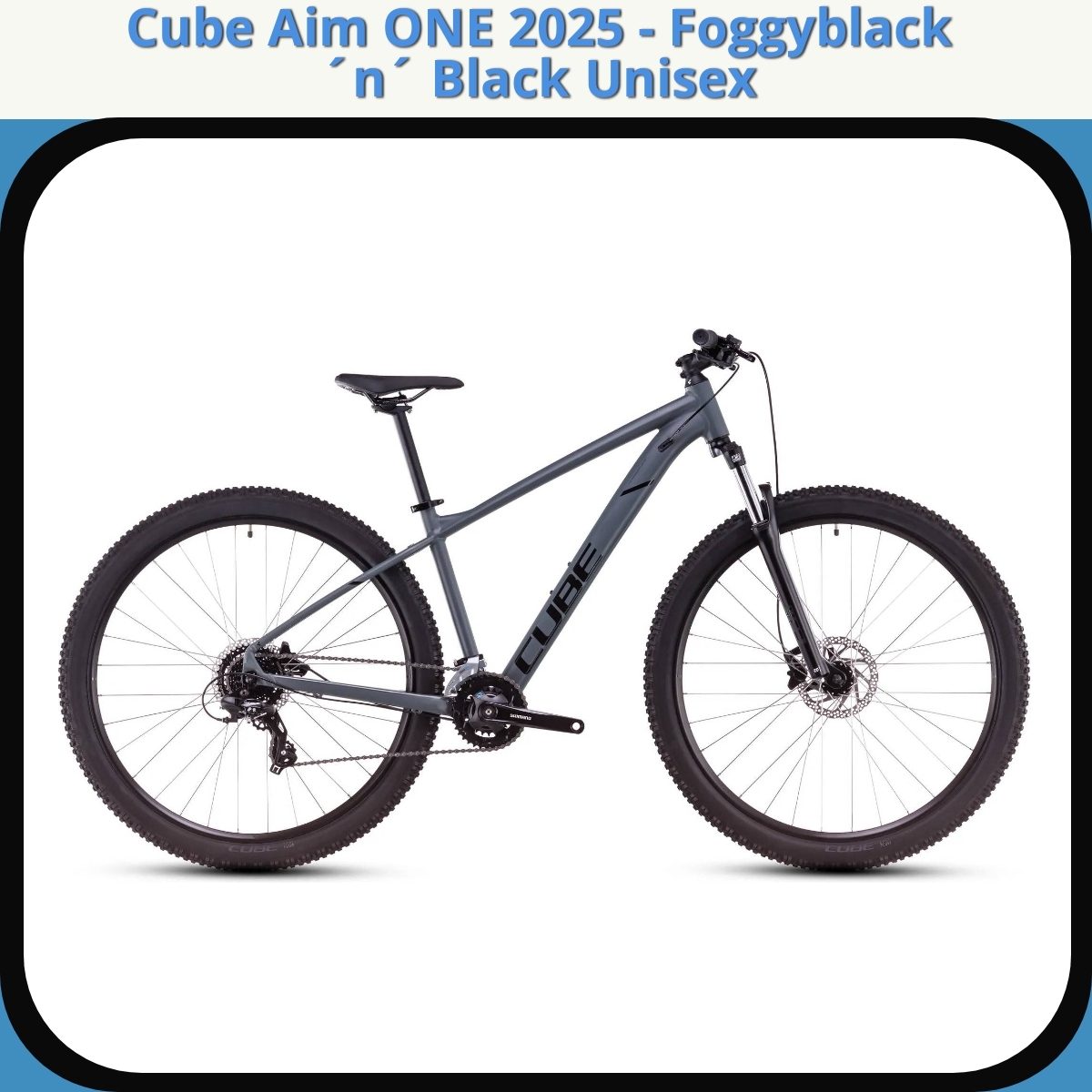 Anmeldelse af Cube Aim ONE 2025 - Foggyblack´n´ Black Unisex