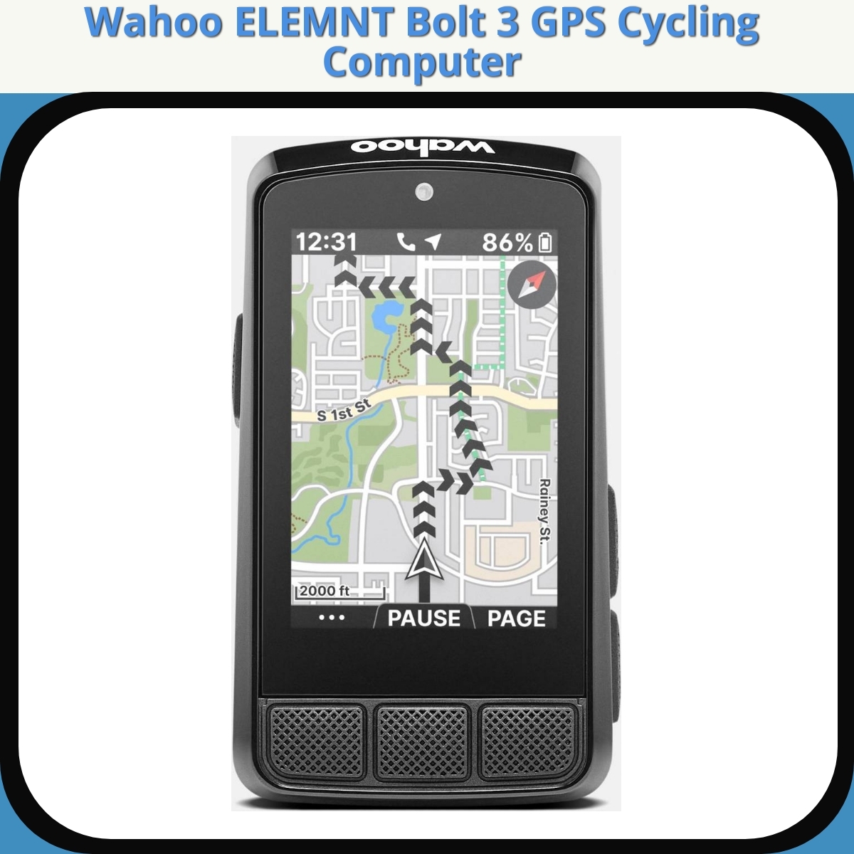 Anmeldelse af Wahoo ELEMNT Bolt 3 GPS Cycling Computer