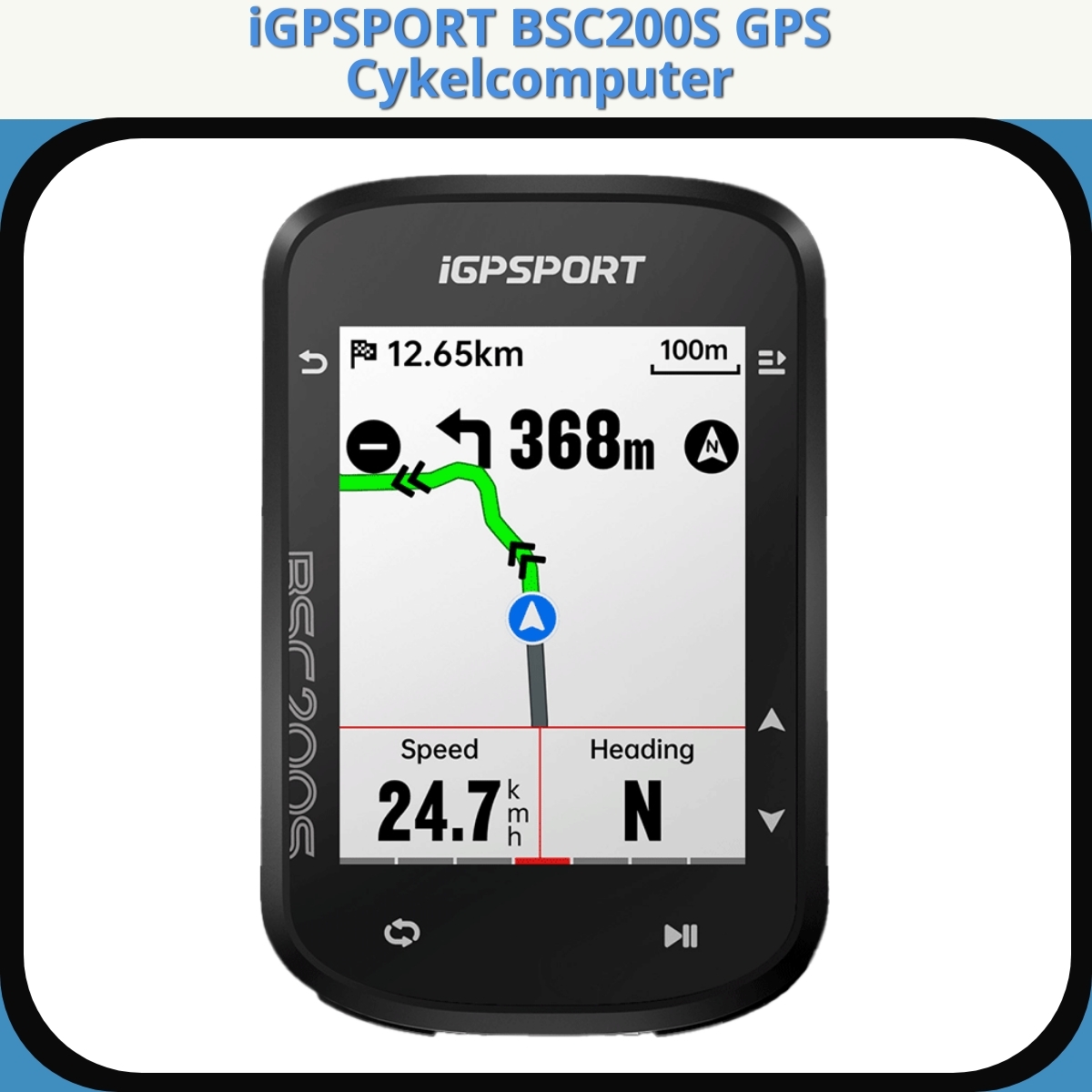 Anmeldelse af iGPSPORT BSC200S GPS Cykelcomputer