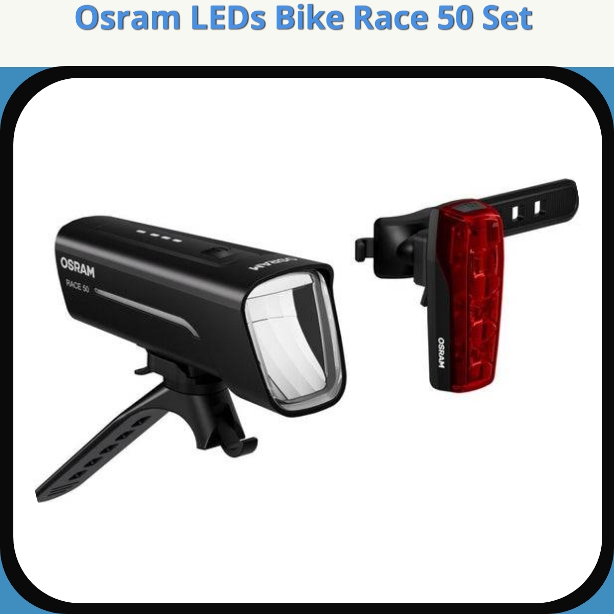 Anmeldelse af Osram LEDs Bike Race 50 Set