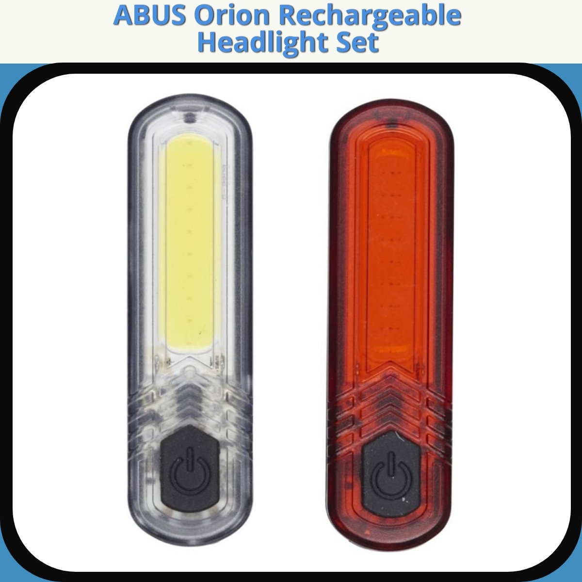Anmeldelse af ABUS Orion Rechargeable Headlight Set