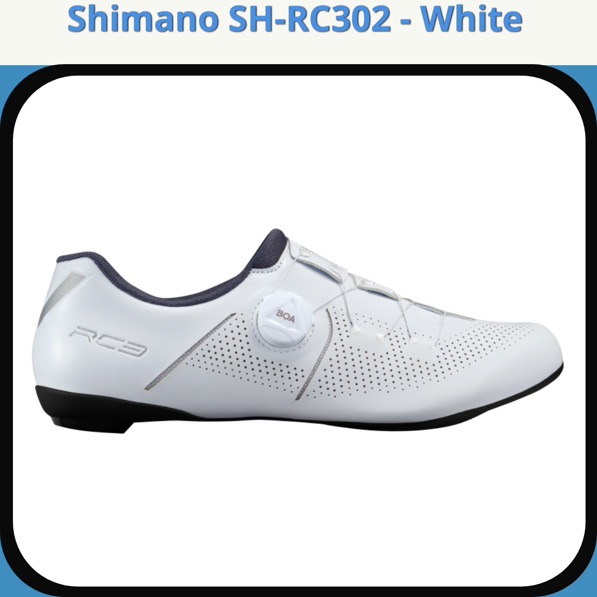 Anmeldelse af Shimano SH-RC302 - White