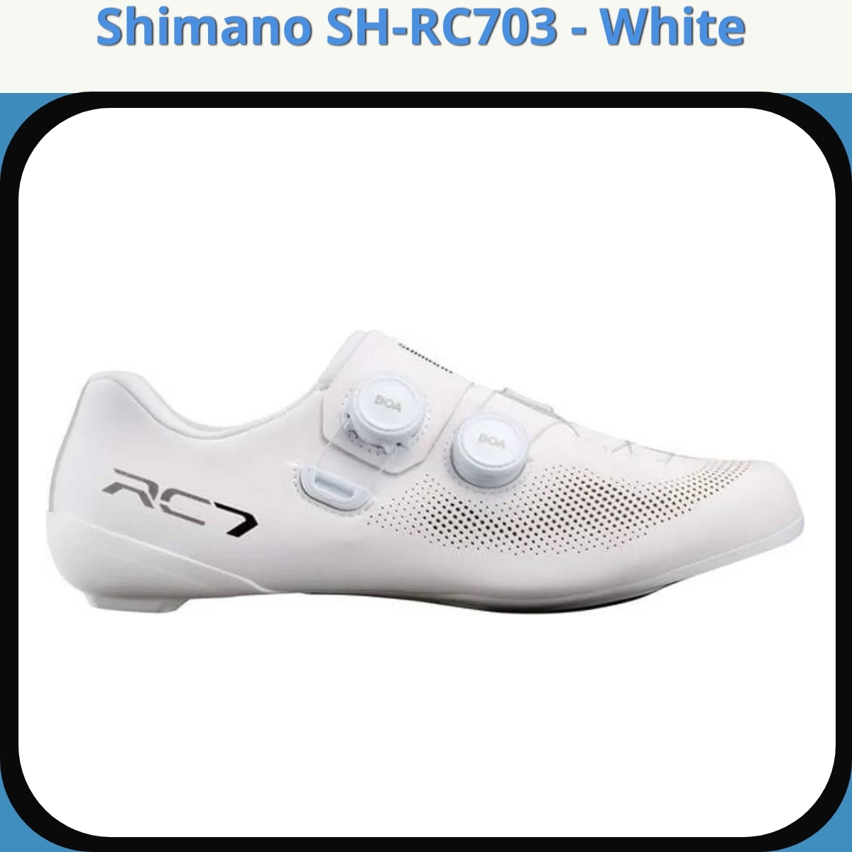Anmeldelse af Shimano SH-RC703 - White