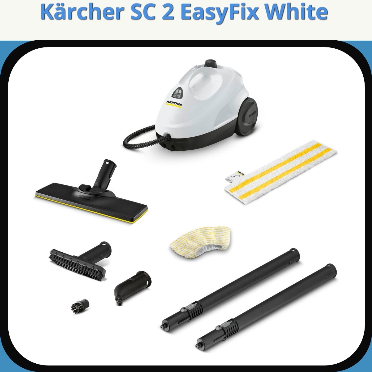 Anmeldelse af Kärcher SC 2 EasyFix White