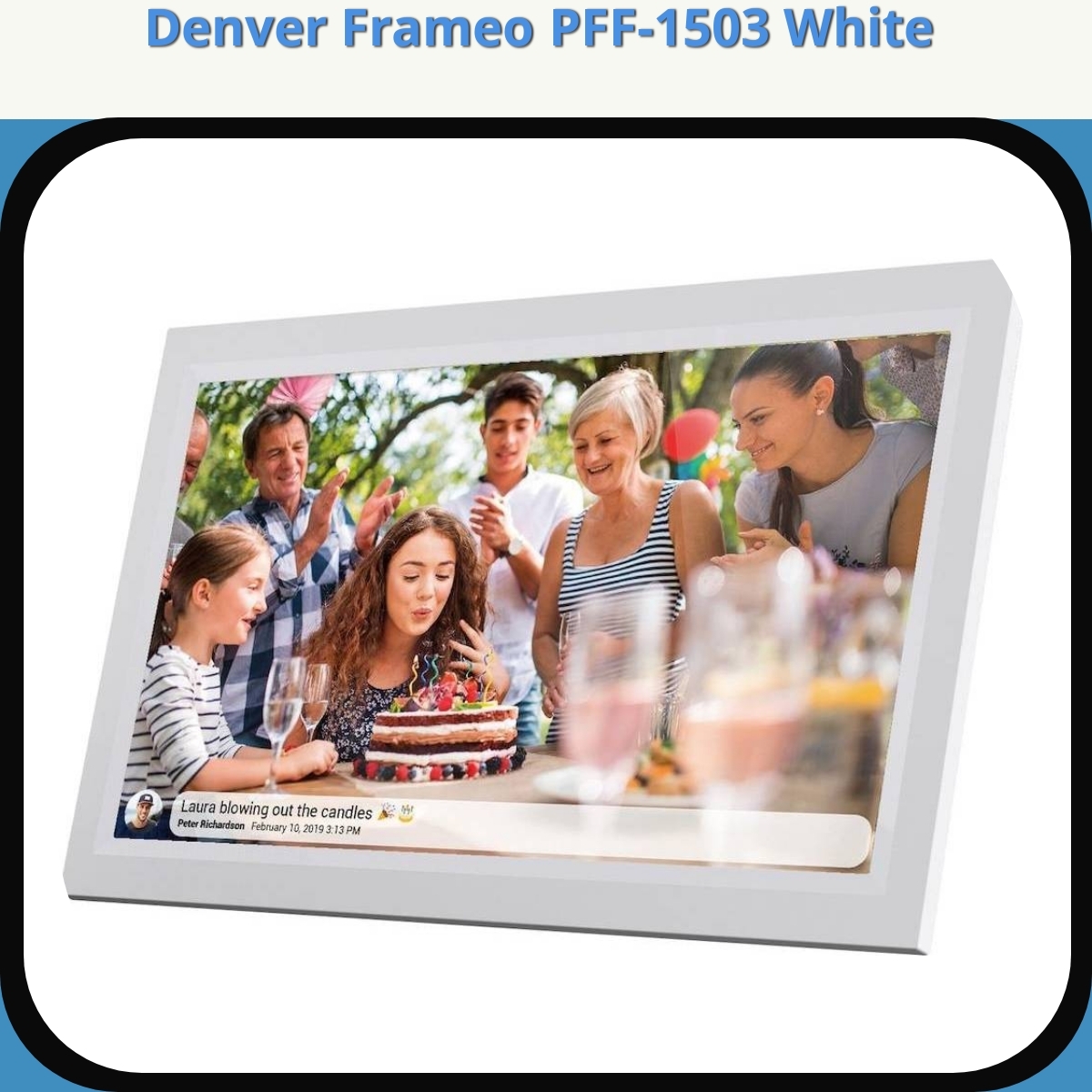 Anmeldelse af Denver Frameo PFF-1503 White