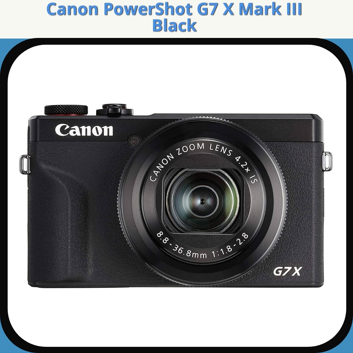 Anmeldelse af Canon PowerShot G7 X Mark III Black