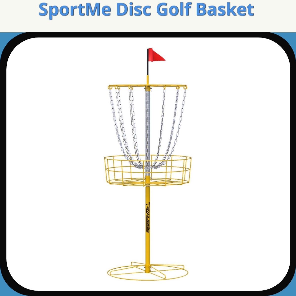 Anmeldelse af SportMe Disc Golf Basket