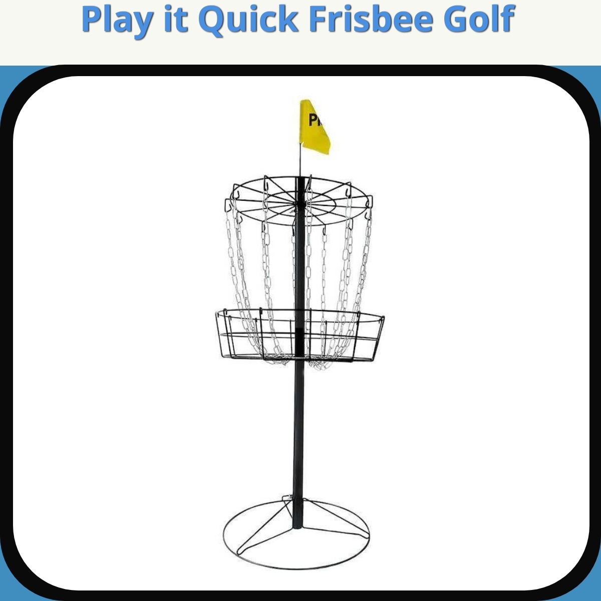 Anmeldelse af Play it Quick Frisbee Golf