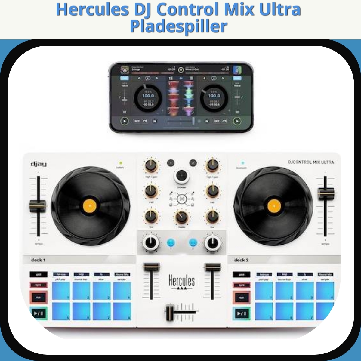 Anmeldelse af Hercules DJ Control Mix Ultra Pladespiller