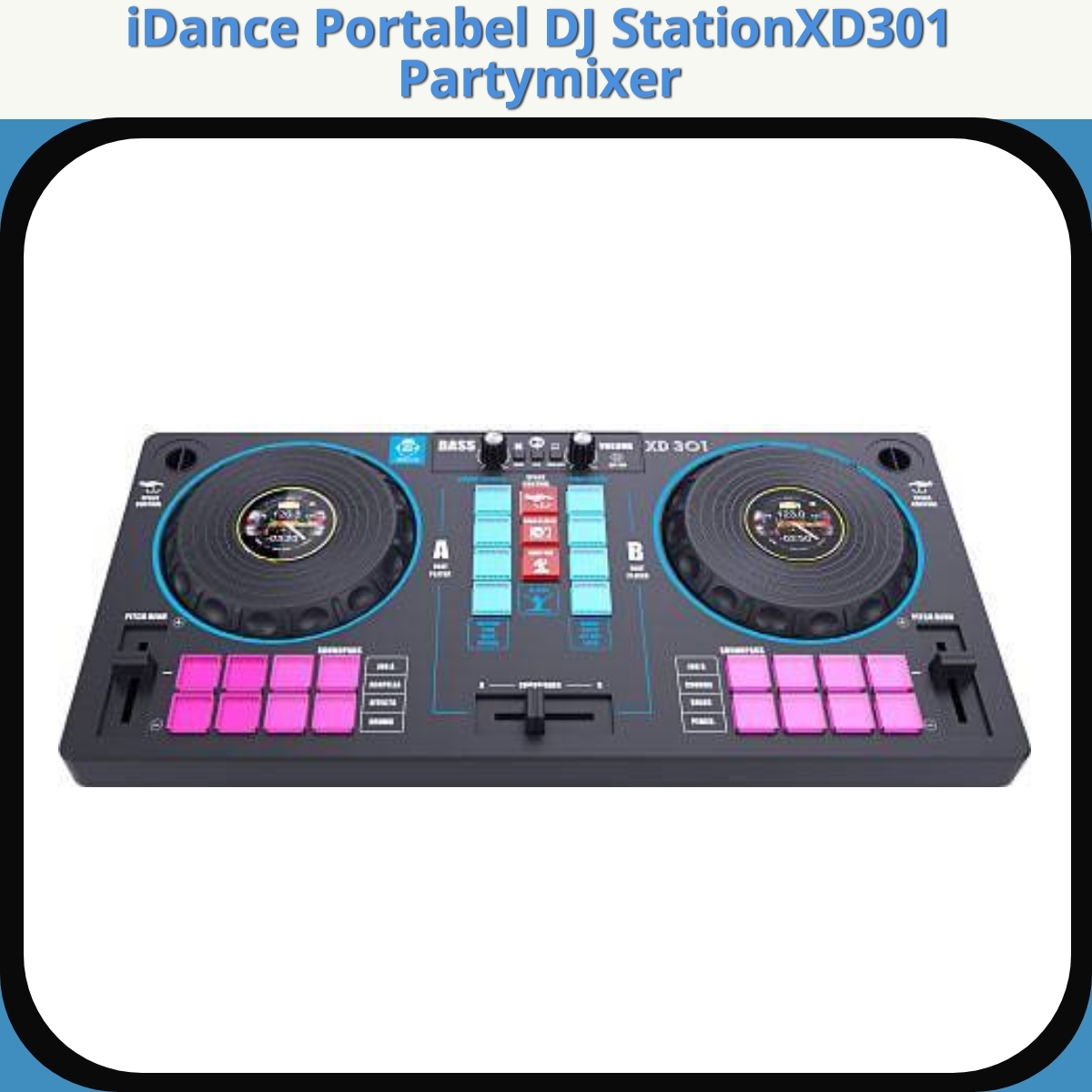 Anmeldelse af iDance Portabel DJ StationXD301 Partymixer