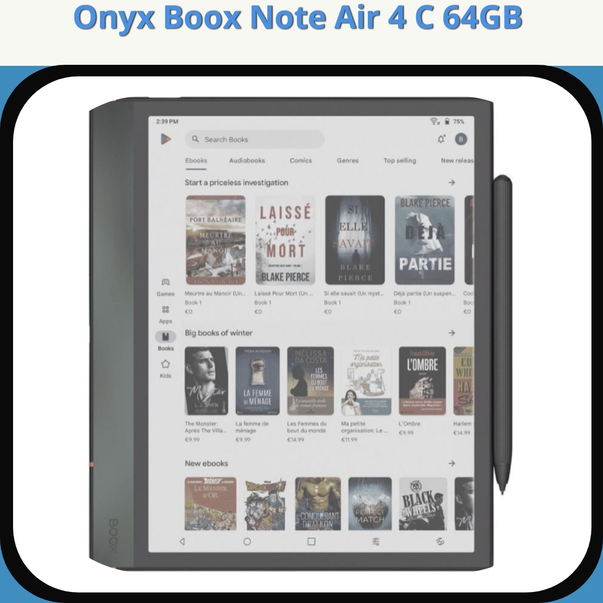 Anmeldelse af Onyx Boox Note Air 4 C 64GB