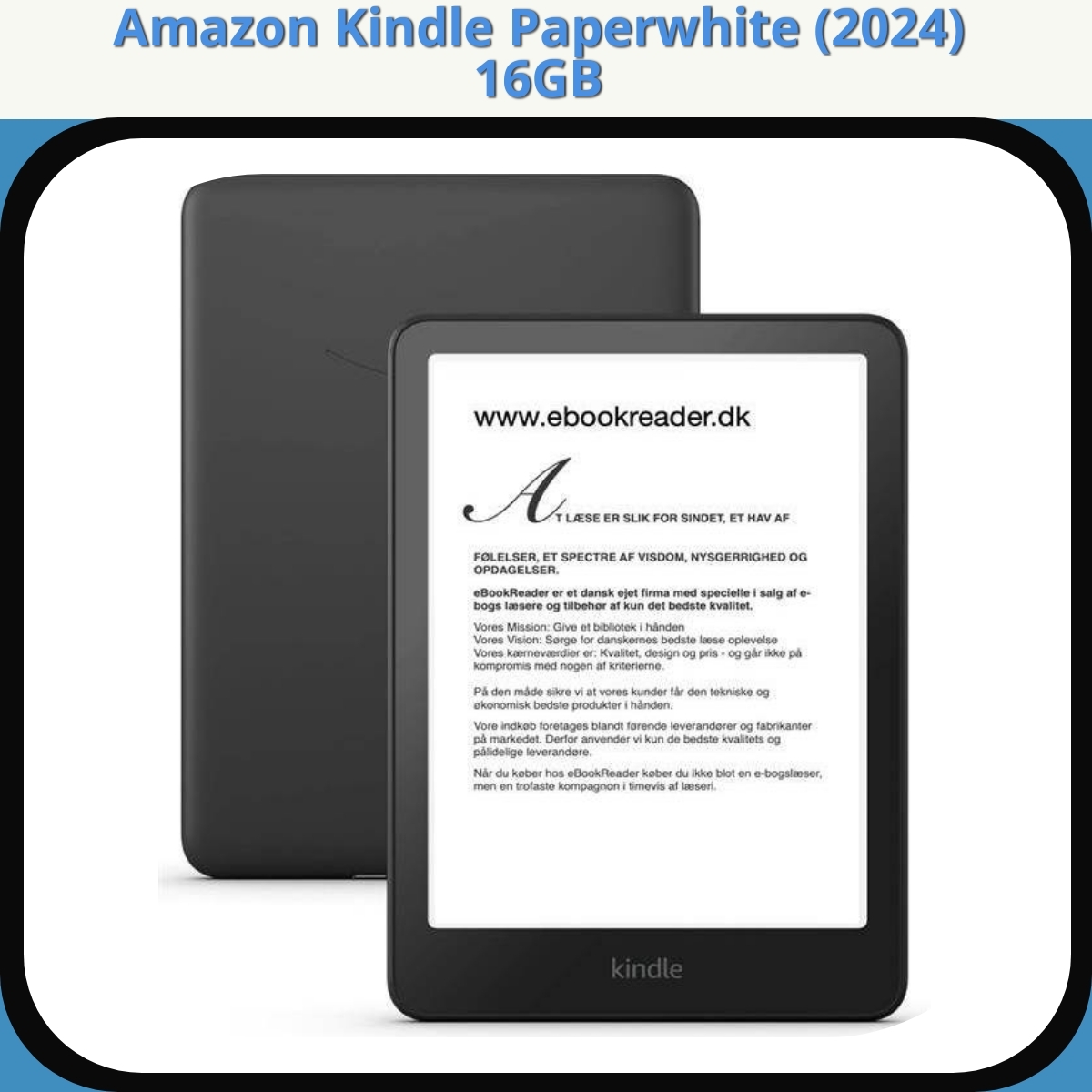 Anmeldelse af Amazon Kindle Paperwhite (2024) 16GB