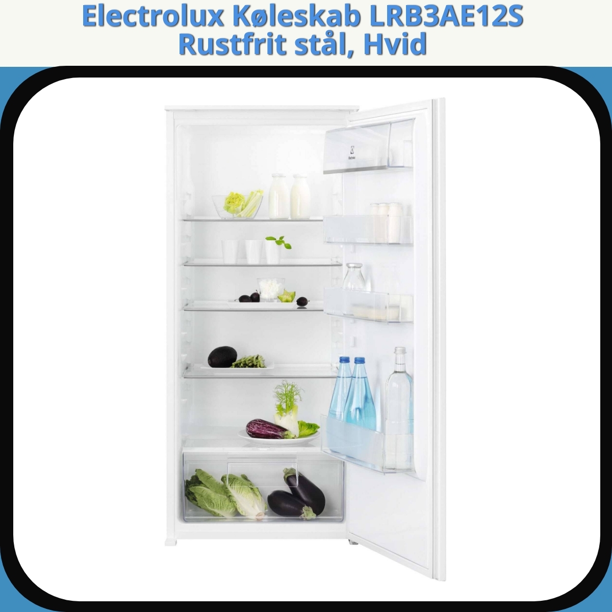 Anmeldelse af Electrolux Køleskab LRB3AE12S Rustfrit stål, Hvid