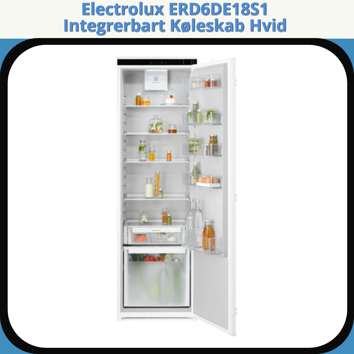 Anmeldelse af Electrolux ERD6DE18S1 Integrerbart Køleskab Hvid