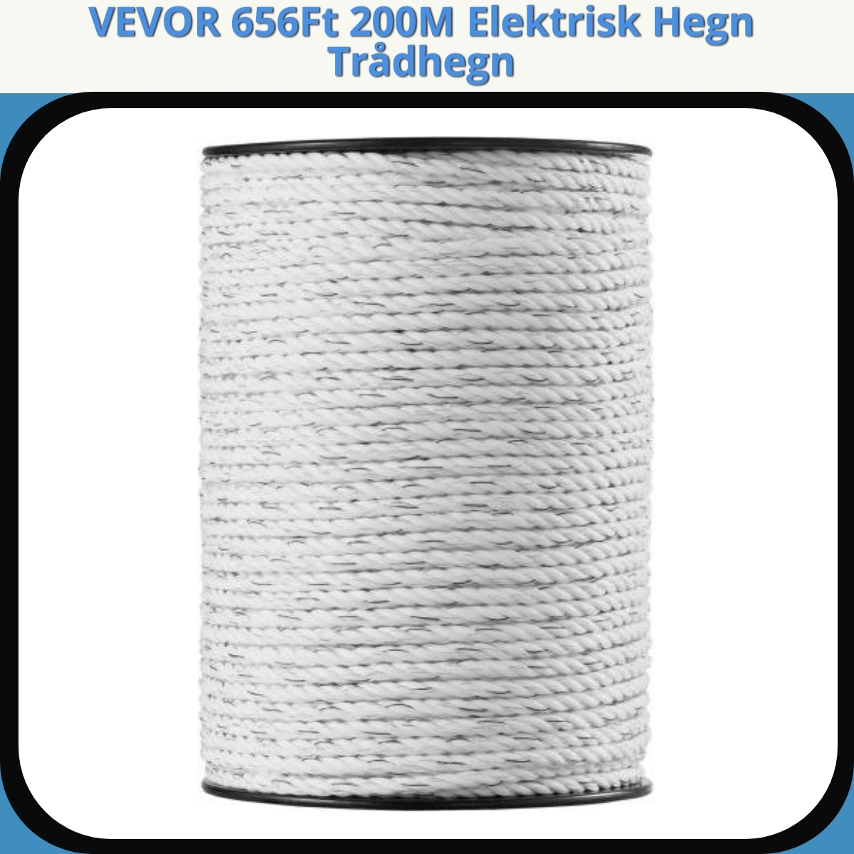 Anmeldelse af VEVOR 656Ft 200M Elektrisk Hegn Trådhegn