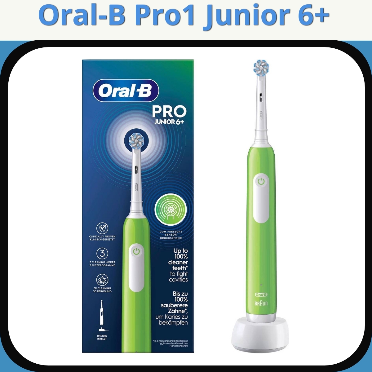 Anmeldelse af Oral-B Pro1 Junior 6+