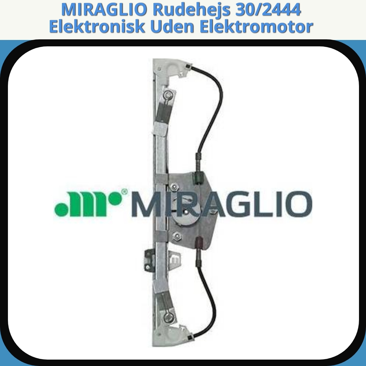 Anmeldelse af MIRAGLIO Rudehejs 30/2444 Elektronisk Uden Elektromotor
