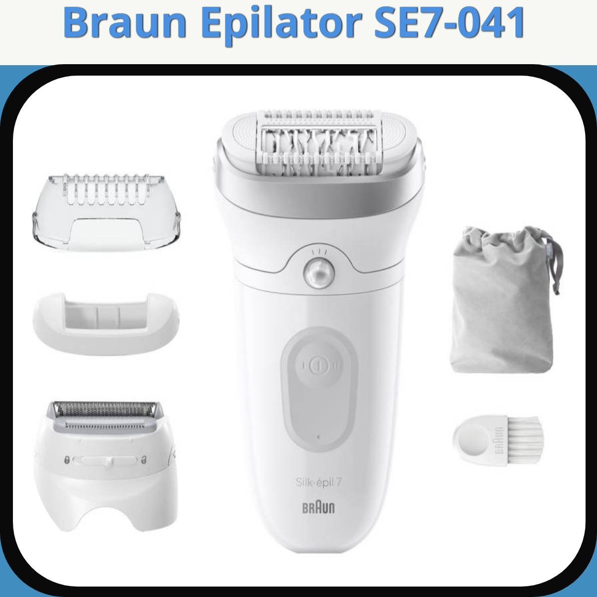 Anmeldelse af Braun Epilator SE7-041