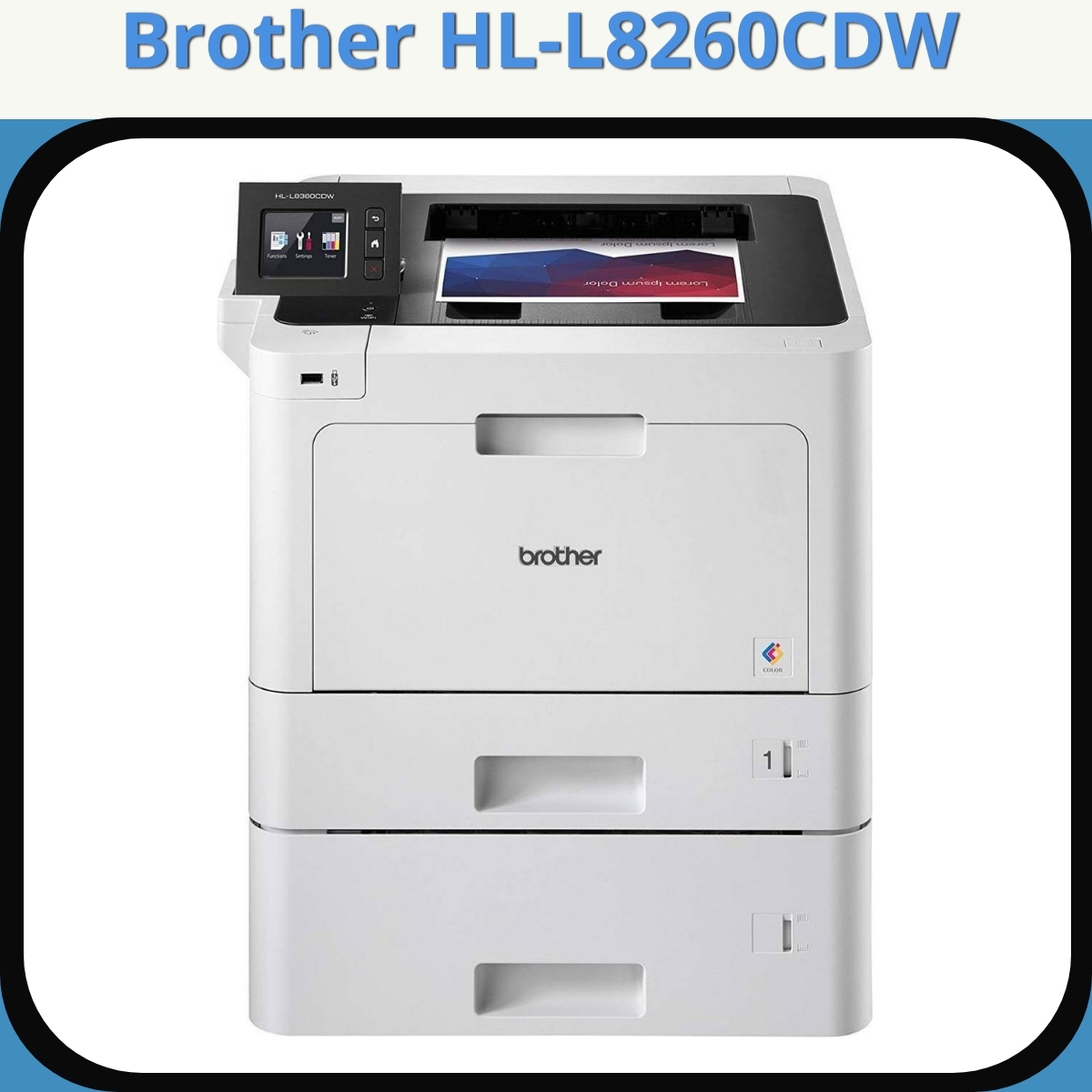 Anmeldelse af Brother HL-L8260CDW