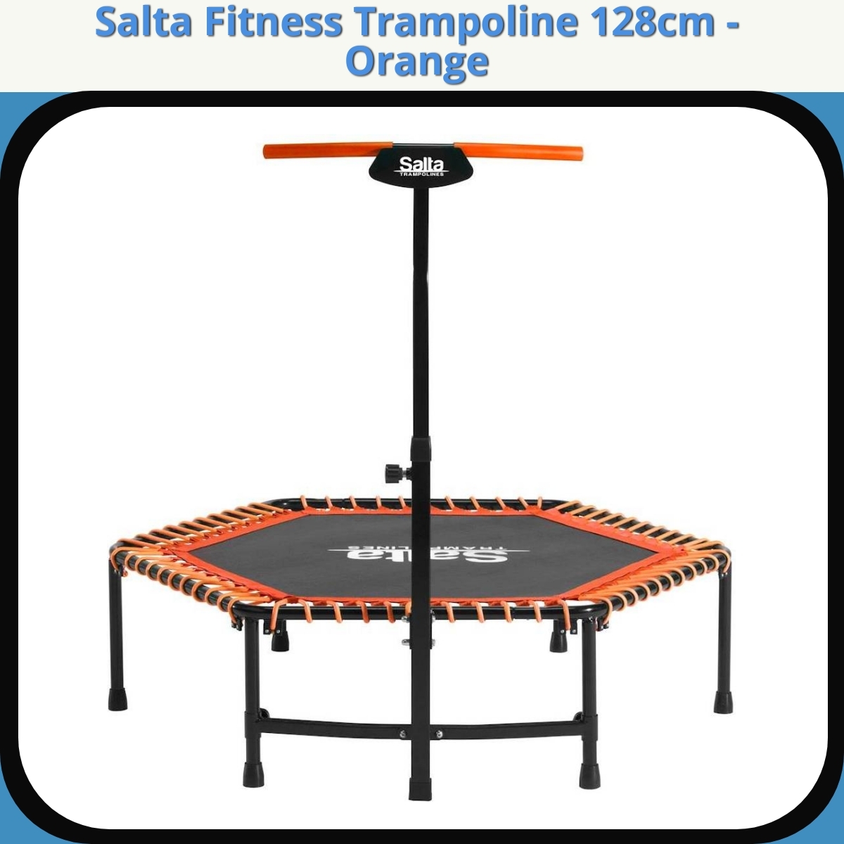 Anmeldelse af Salta Fitness Trampoline 128cm - Orange