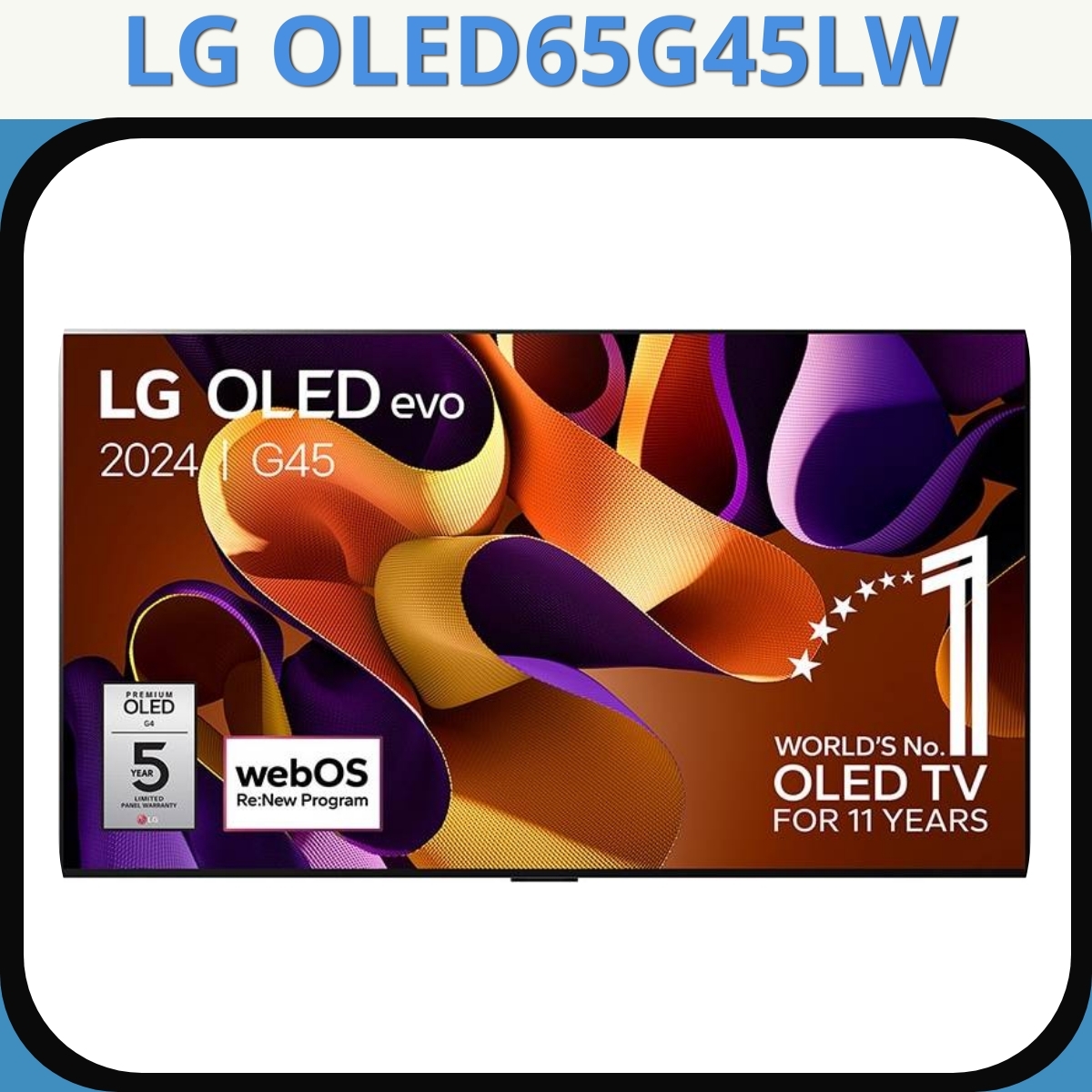 Anmeldelse af LG OLED65G45LW
