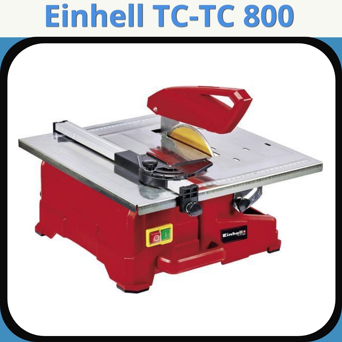Anmeldelse af Einhell TC-TC 800