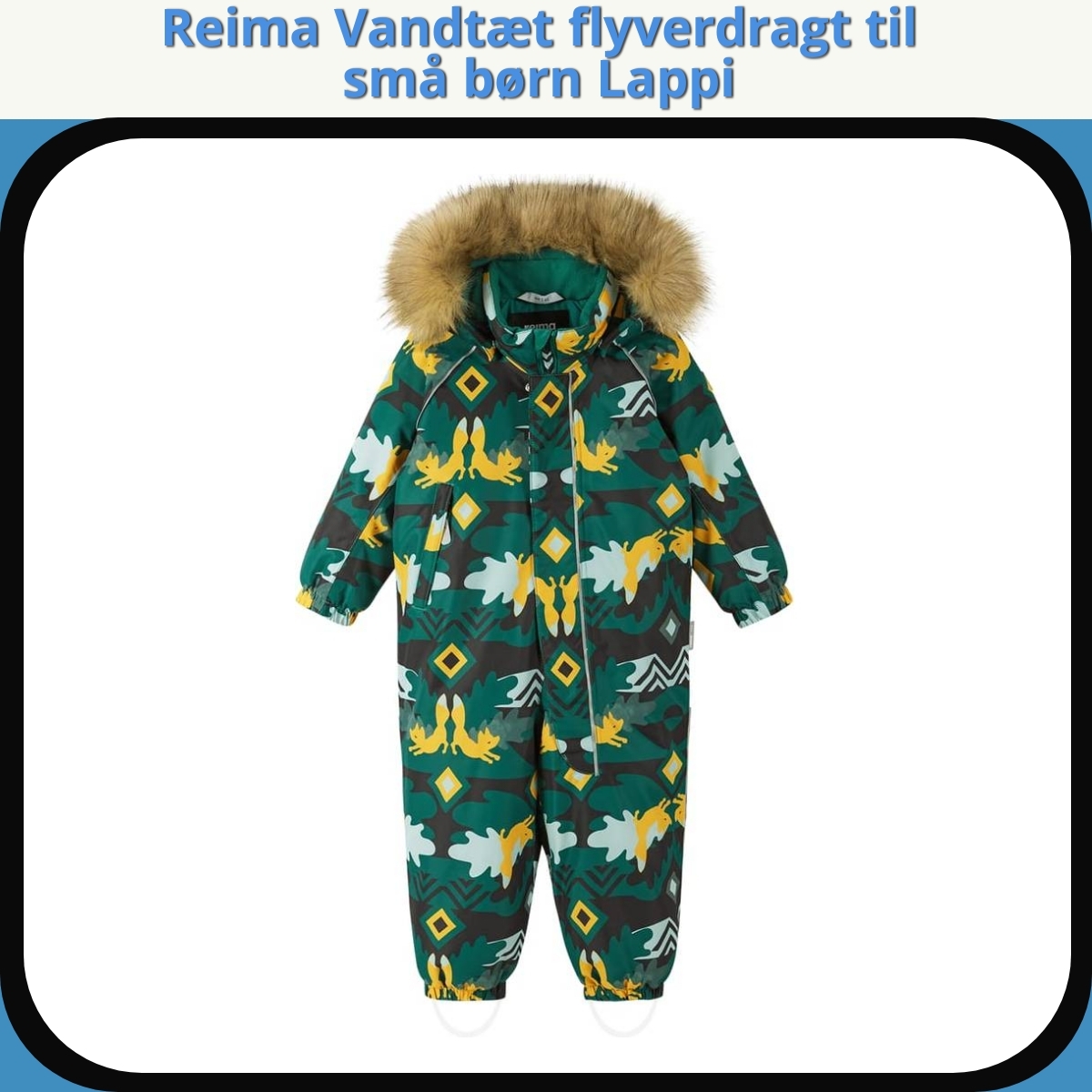 Anmeldelse af Reima Vandtæt flyverdragt til små børn Lappi