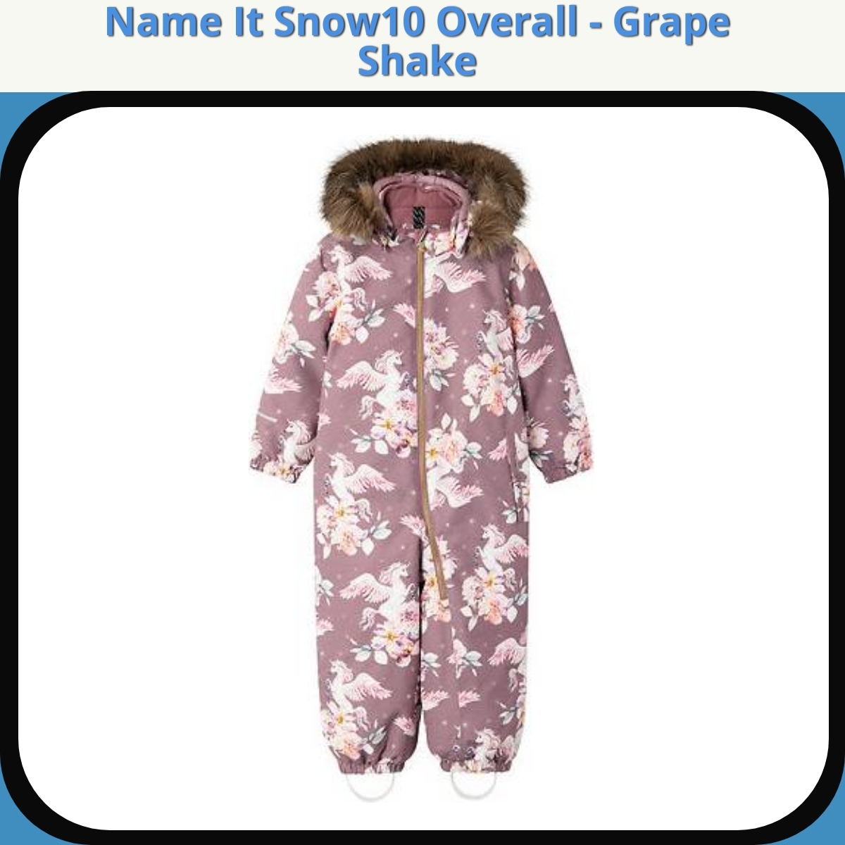 Anmeldelse af Name It Snow10 Overall - Grape Shake